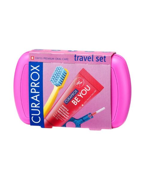 Alternative view of CURAPROX Travel Set - The Pink Box