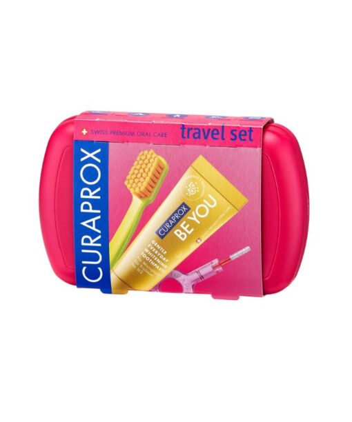 Alternative view of CURAPROX Travel Set - The Red Box