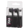 Hydrosonic Black is White Brush Head Refills - Carbon Duo