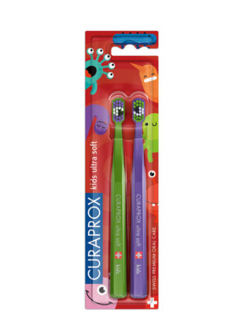 แปรงสีฟัน CURAPROX Kids Duo Little Bacterias Edition