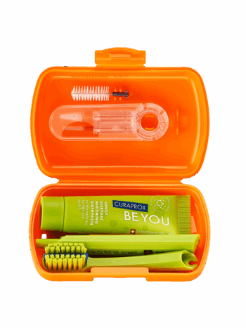 CURAPROX Travel Set Ortho ชุดพกพาสำหรับคนจัดฟัน