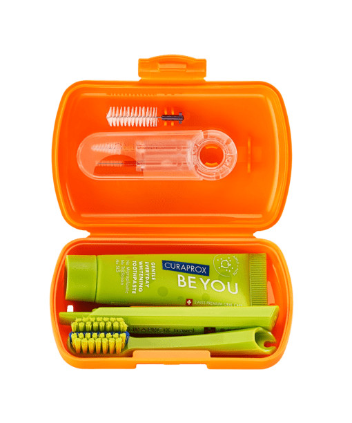 CURAPROX Travel Set Ortho ชุดพกพาสำหรับคนจัดฟัน