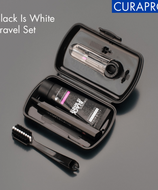 Alternative view of CURAPROX Black Is White Travel Set
