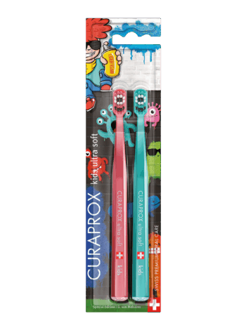 แปรงสีฟัน CURAPROX Kids Duo Graffiti Edition